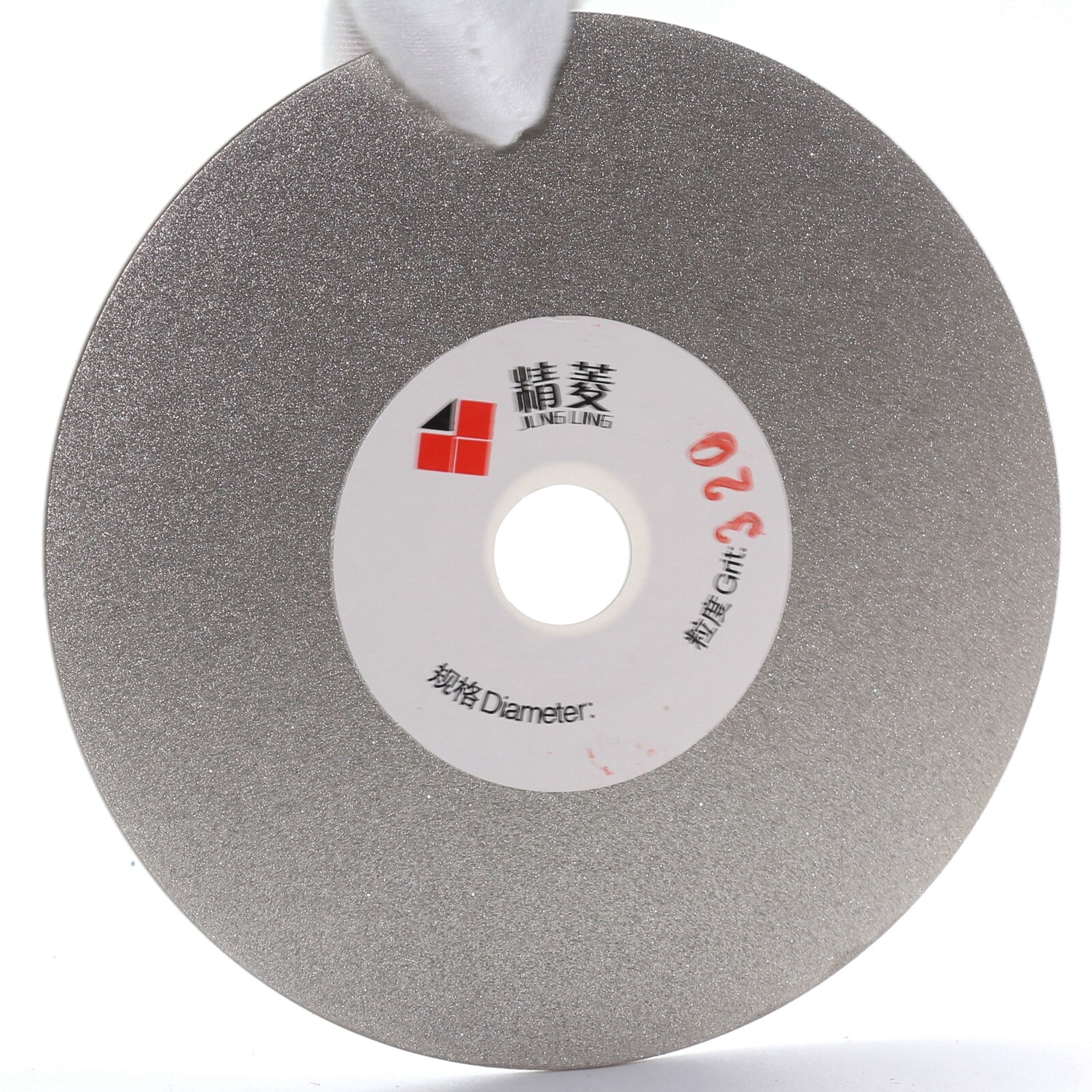 2Pcs 100 mm Diamond Lap Disk 320 Grit Flat Lap Disc For Grinding Stone