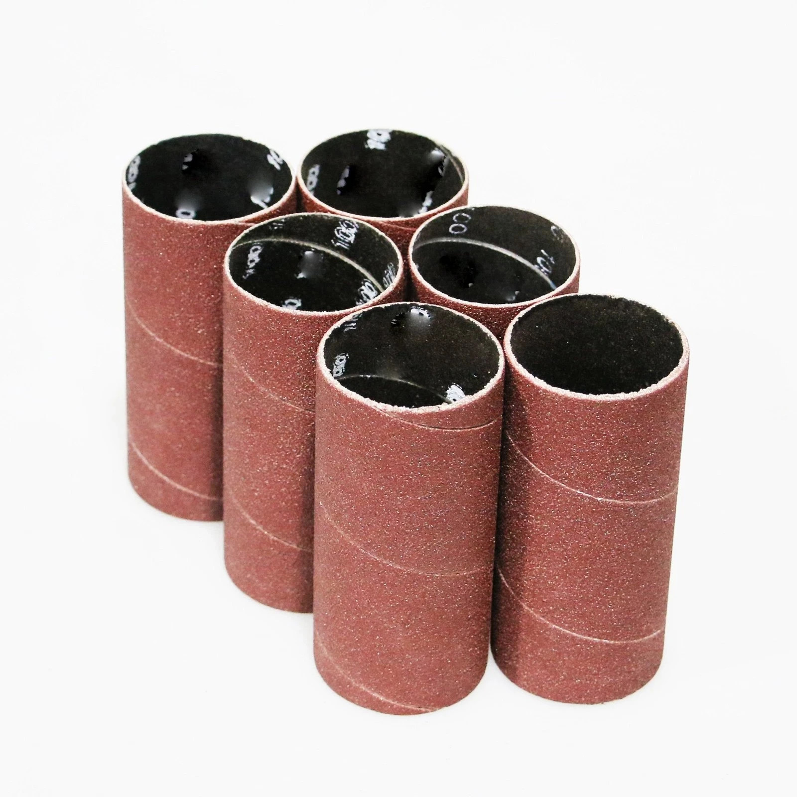 Sanding Sleeves for Oscillating Spindle Sander, Aluminum Oxide, 6-Pack (2, Inche