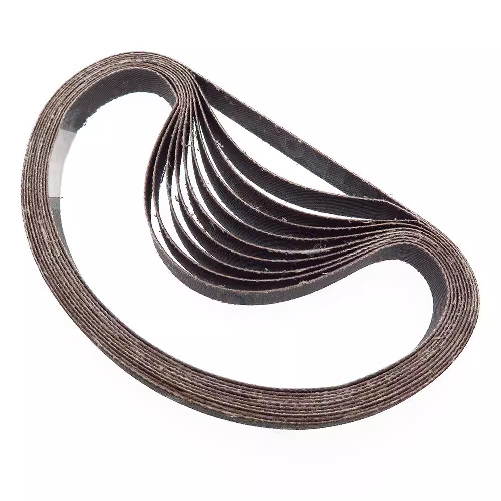 10x330mm Silicon Carbide Sanding Belts Metal Wood Polishing 60/80/100~240 Grit
