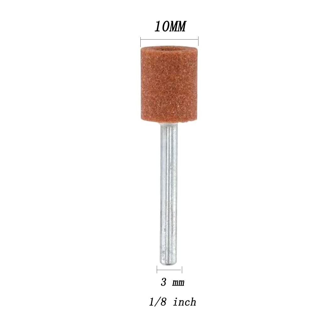 18 Pcs Grinding Stones – 1/8” Shank Aluminum Oxide Grinding Bits for Dremel …