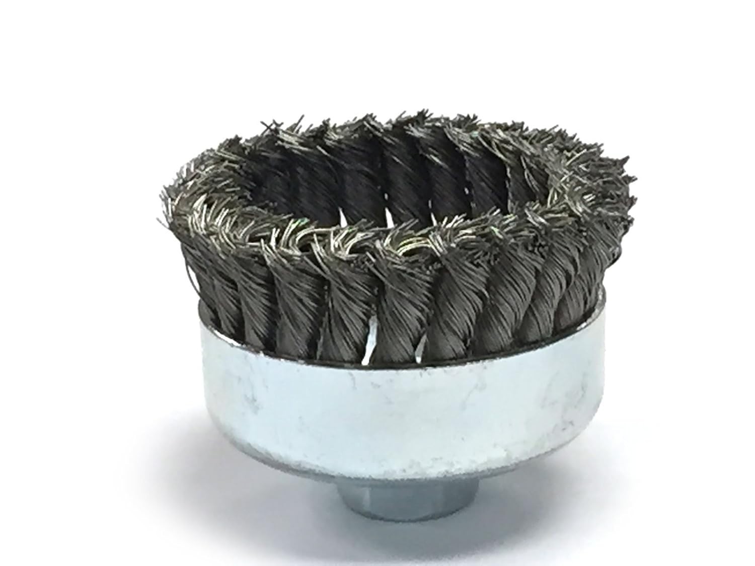50pc 4-1/2″ 40G Zirconia Type 27 flap wheel + 30 Stainless steel Cup wire brush
