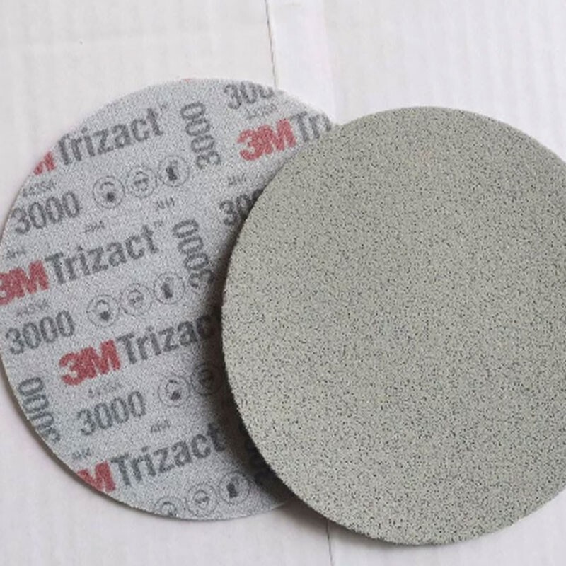 3M 02085 Trizact Pyramid Disc Foam Grinding Disc 6″ P3000 For Polishing Car