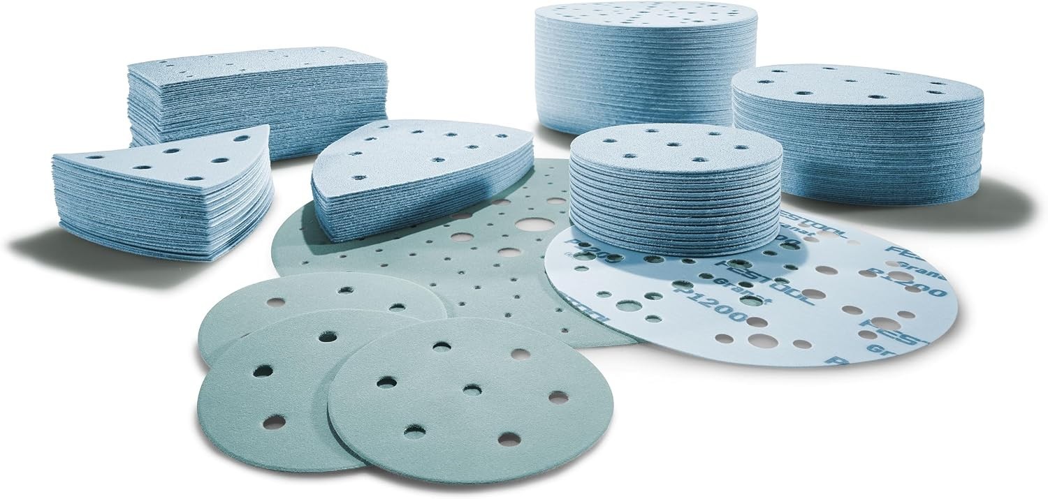 Festool 575164 120 Grit Granat for 6″ Sander, box of 100 sanding discs