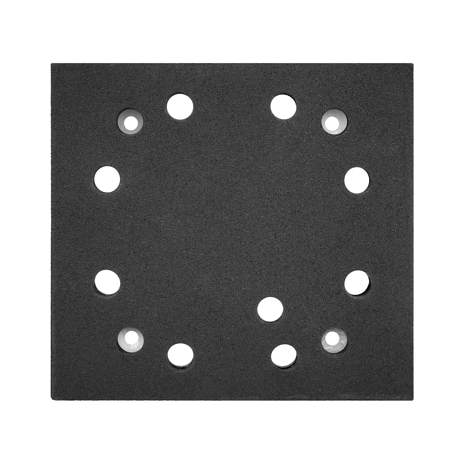 1-Pack 1/4″ Sheet 8 Hole Stick Square Sanding Backing Plate Sander Pad for Po.
