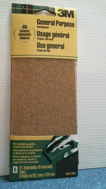 3M 9″ Sanding Sheet 6 PACK (9017NA) FS