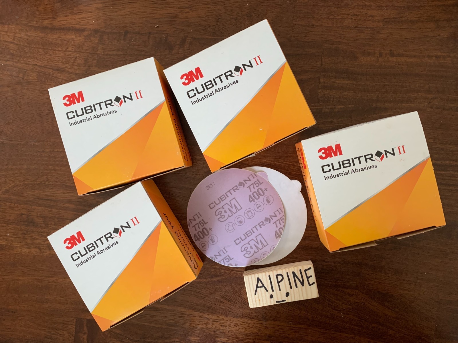 ⭐ 3M Cubitron II ⭐ 5″ Sanding Disc Fine 400+ Grit 775L Stikit 200 PACK SALE✅