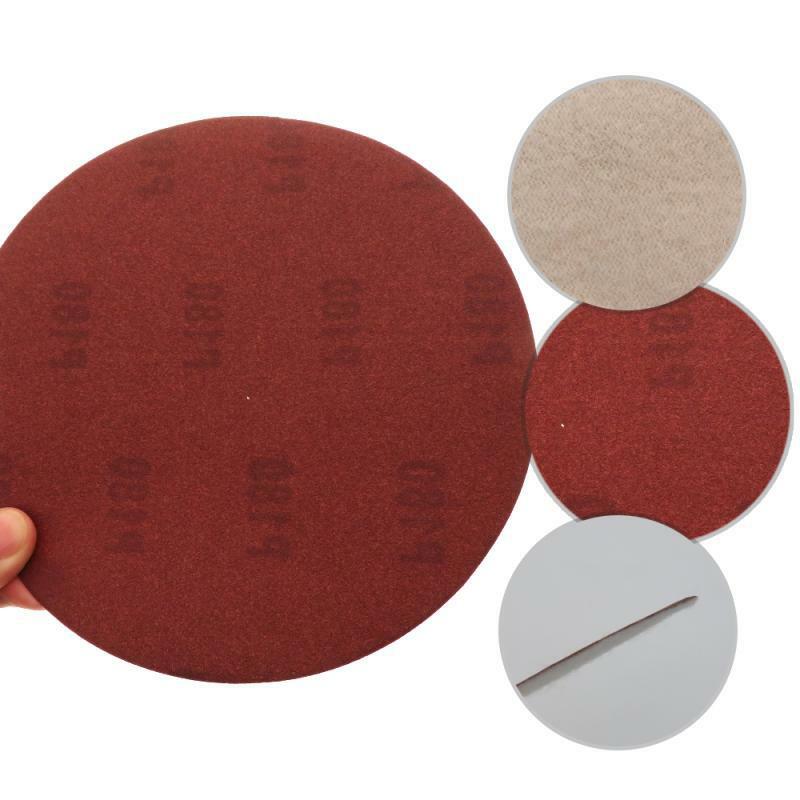 7″ Sanding Disc Pad Hook & Loop 40-320 Grit Orbital Red Sandpaper Wet Dry 180mm