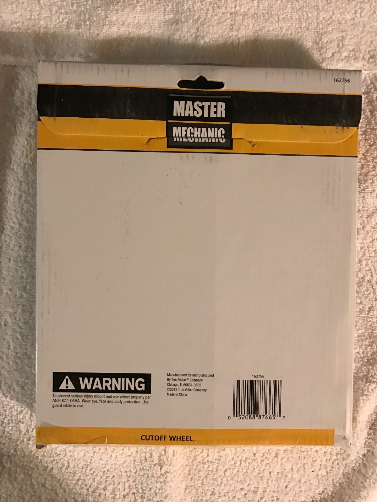 QTY 2 – Master Mechanic 8″ Bench Metal Grinding Wheel 60 Grit w/1″ Arbor 162756
