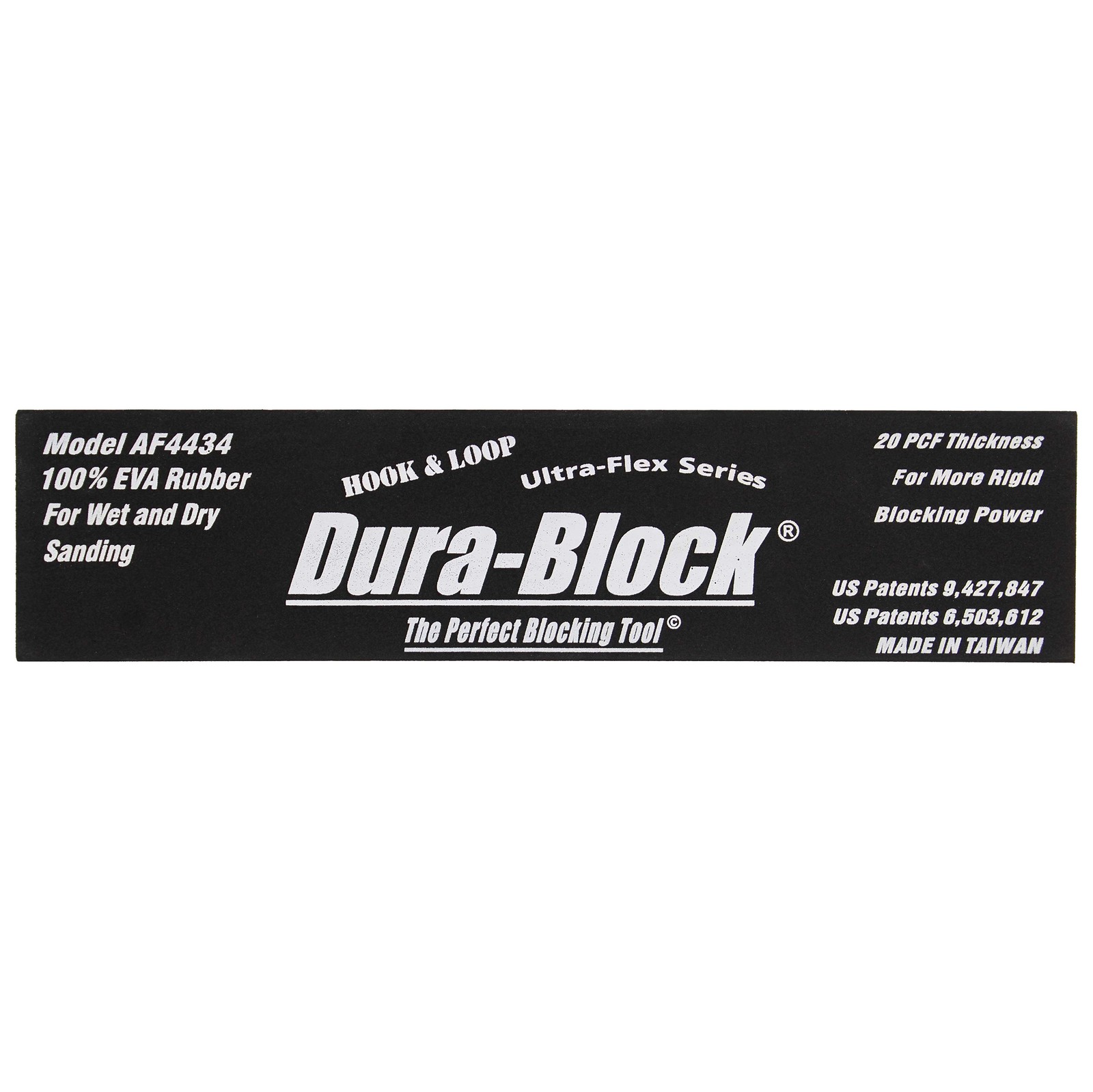 Dura-Block Scuff Pad – 11in Ultra-Flex Hook and Loop Scruff Pad Sanding Block