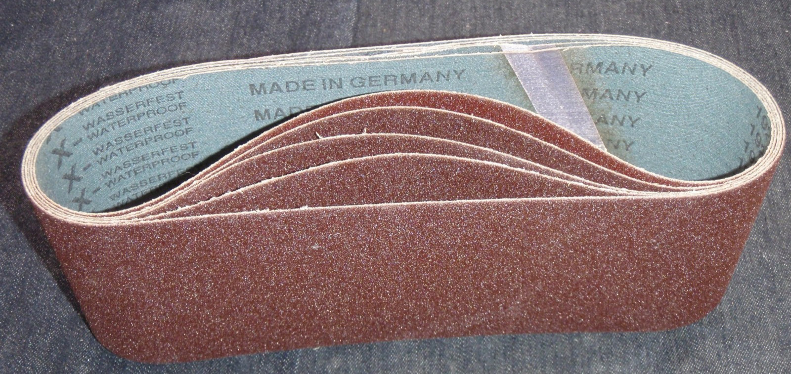 4 X 24 Aluminum Oxide Sanding Belts (lot of 55, various grits)