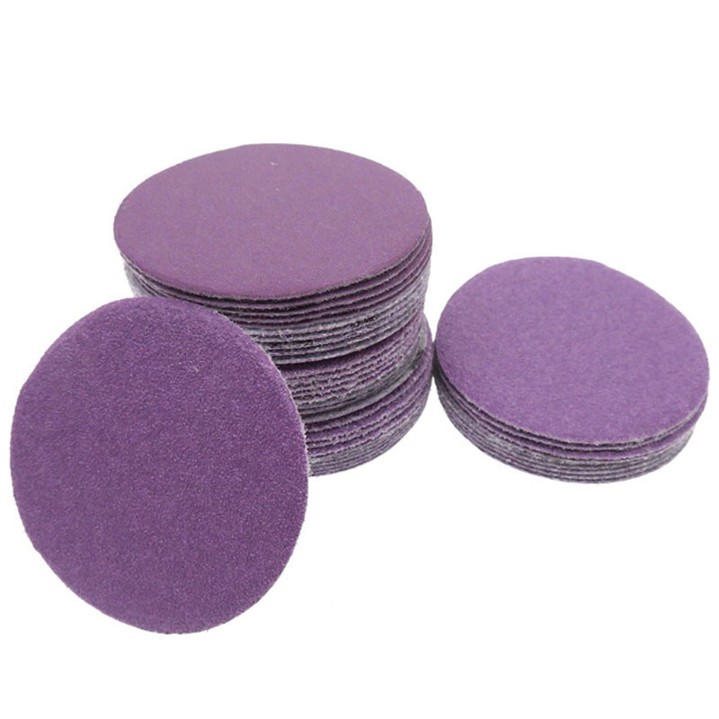 2 Inch 50mm Wet and Dry Sanding Discs Sandpaper Hook and Loop Pads 60-10000 Grit