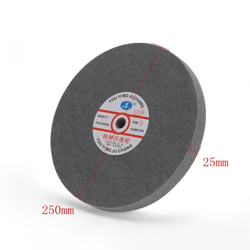 25mm Thick 9P Metal Polishing Wheel Nylon Fiber Buffing Abrasive Disc Tool