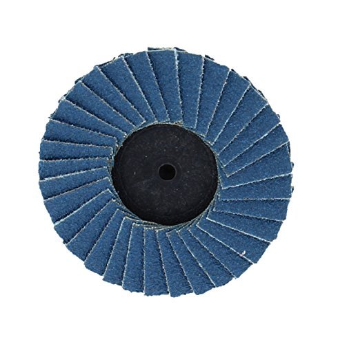 IIT 120 Grit 2″ Flap Wheels Discs And 1/4″ Shank Mandrel Roll Lock R Style 81027