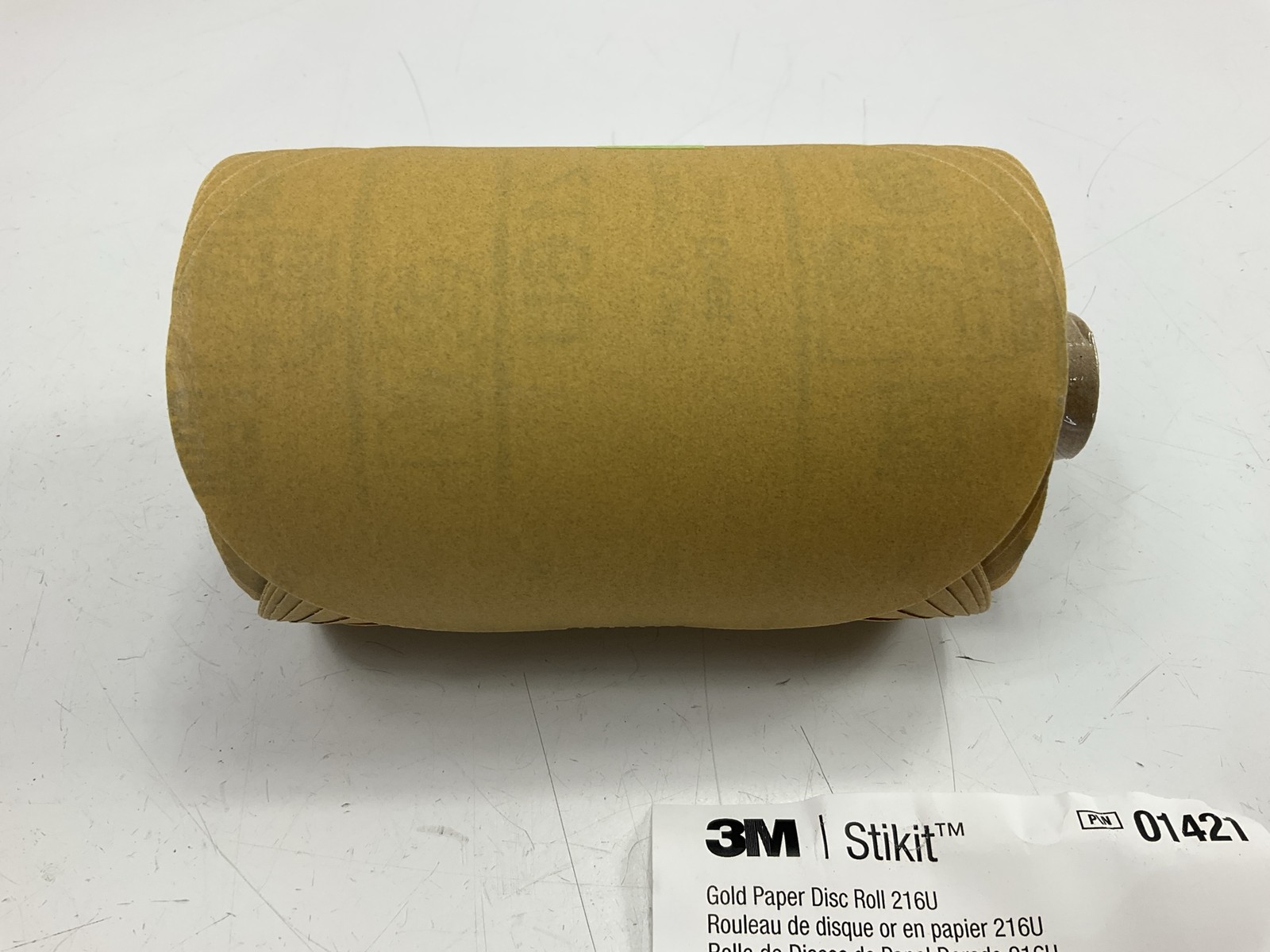 3M 01421 Gold Film Sanding Discs, 280 Grit, 5″ Diameter, 216U Stikit, 175 Pcs