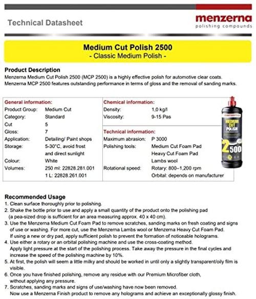 Polish Kit – Black Gloss & Protect & MC 2500 I Car Polish & Paint Medium Cut