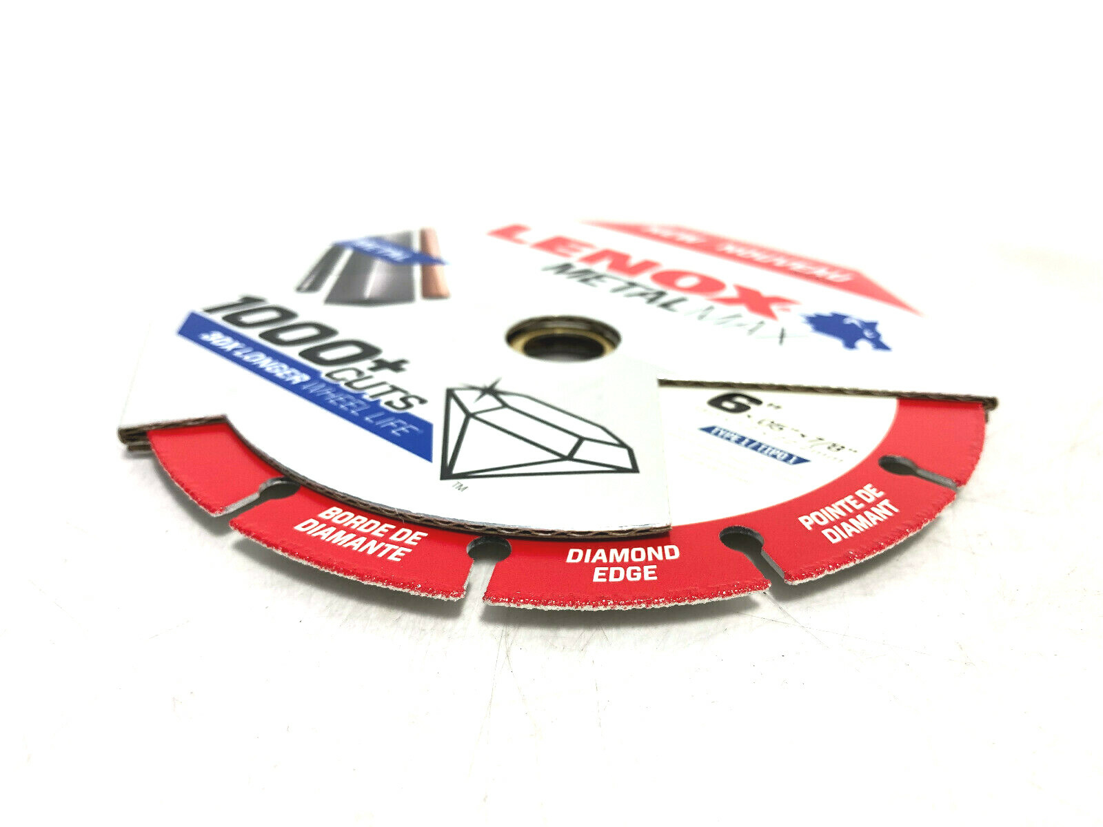 NEW 5-Pack LENOX MetalMax Cutting Wheel, Diamond Edge, 6-Inch 1972923 Lot of 5