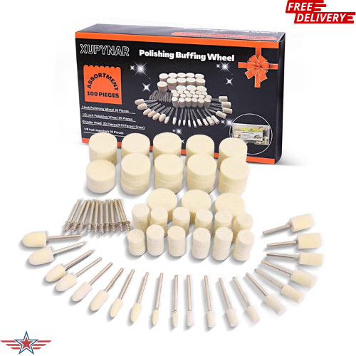 100PCS Polishing Buffing Wheel for Dremel Polishing Kit, Polishing Wheel for Dre