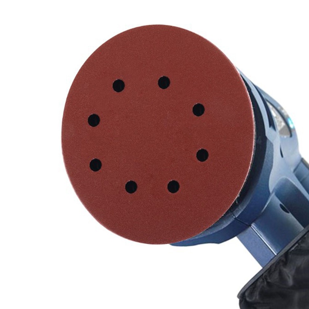 50 100Pack 5 inch Sanding Discs 8-Hole Hook Loop Sander Orbital Sandpaper 60-320