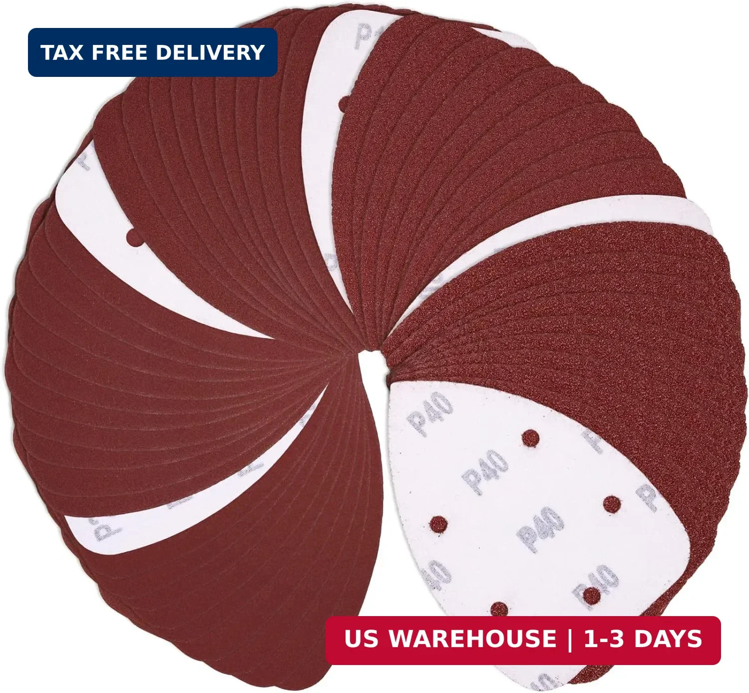 Coceca Mouse Detail Sander Sandpaper Sanding Paper Assorted Sanding Pads 40 80 1