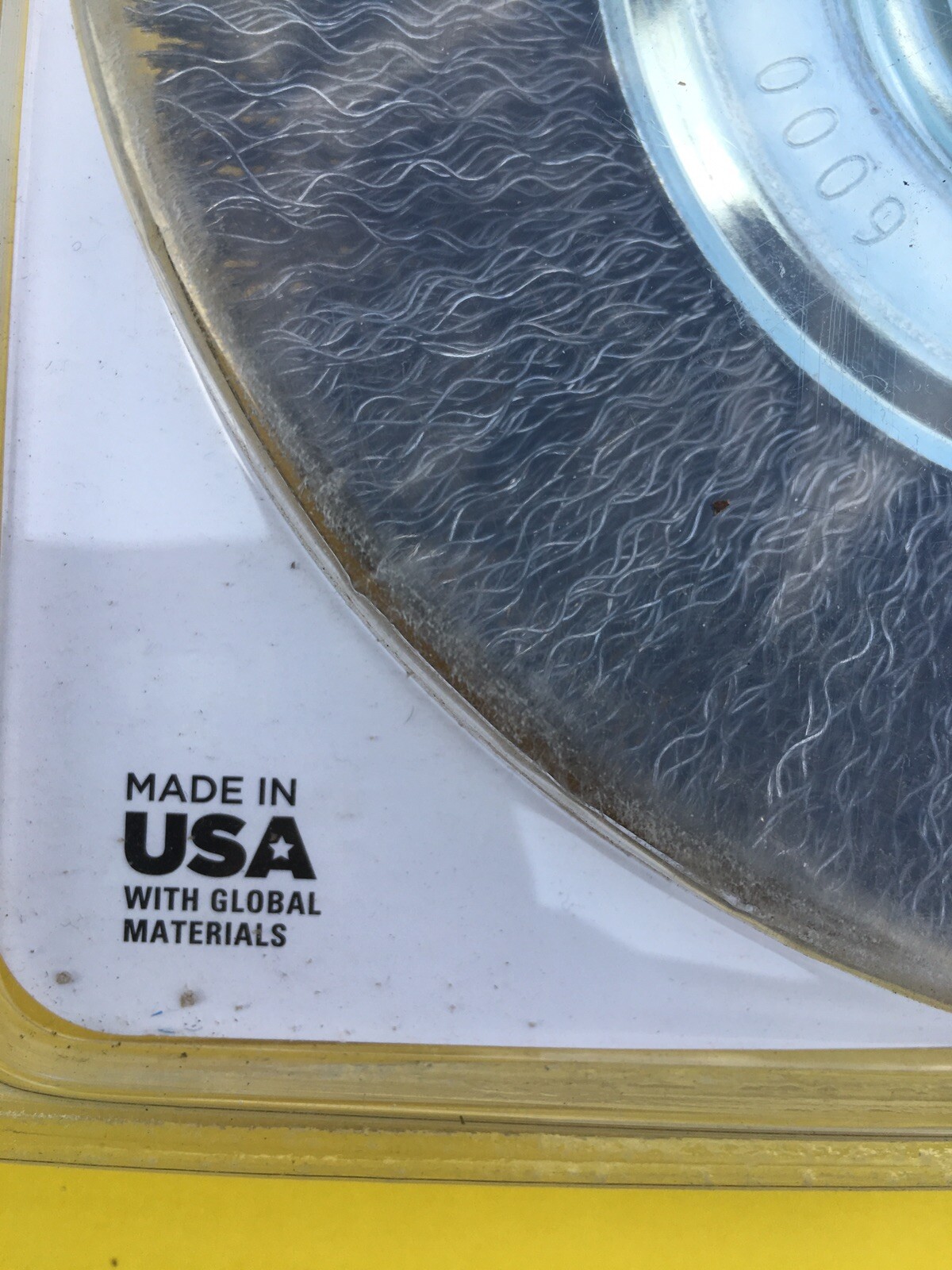Weiler Vortec Pro 6 in.Coarse Crimped Wire Wheel Brush 5/8-1/2 Arbor Hole USA