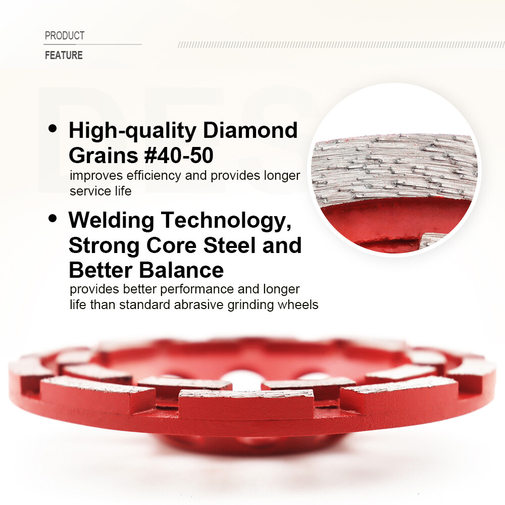 4″-7″ Diamond Segment Grinding Wheel Cup Disc Grinder for Concrete Granite Stone