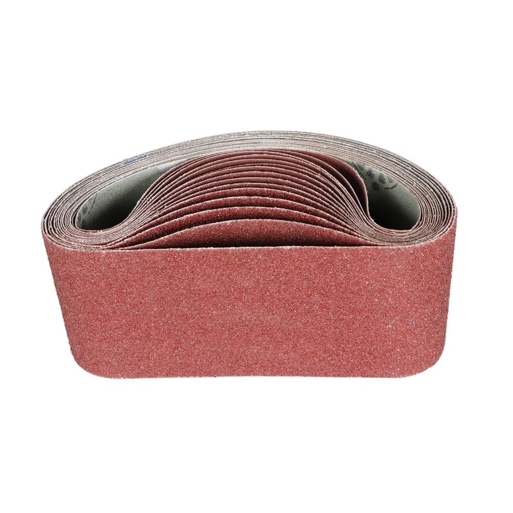 15x Mix 4″ x 24″ Sanding Belts Aluminium Oxide 40/80/120 Grit Sander Abrasive