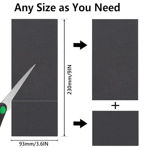 Sandpaper Assortment 42pcs 120-3000 Grit Wet Dry 9×3.6in