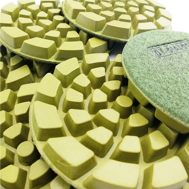 18pcs/set Diamond Floor Polishing Pads 4″ Sanding Disc Renew Polisher Pads 200#
