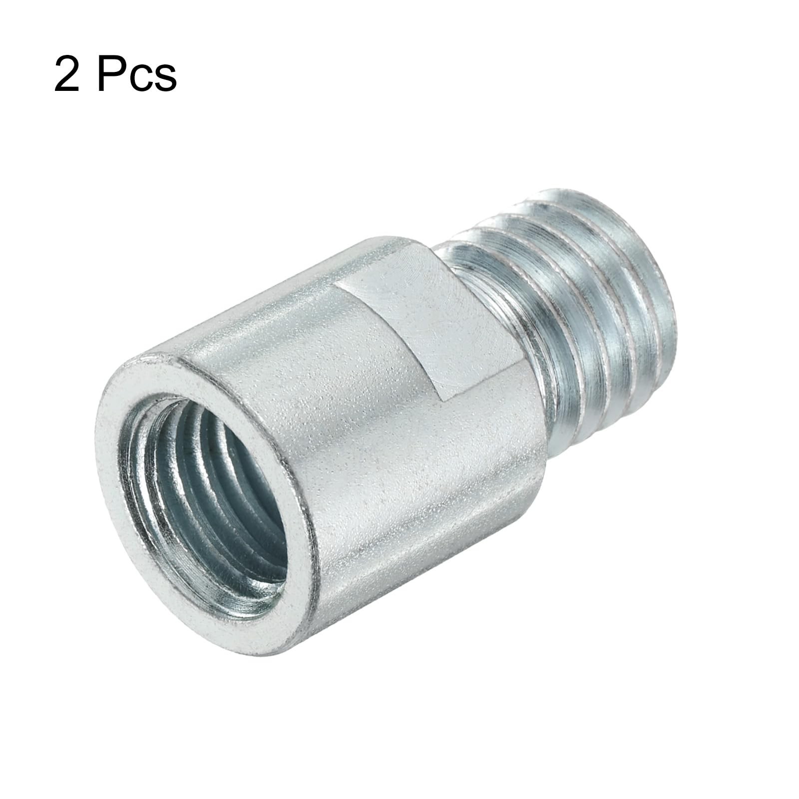 HARFINGTON 2pcs M14 Female to 5/8″-11 Male Adapter Polisher Adaptor Silver