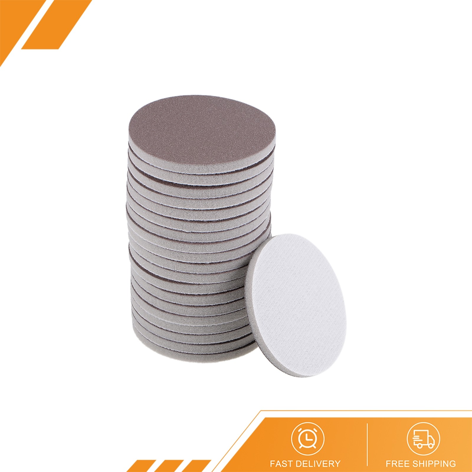20Pcs – 3 Inch Sanding Sponge Hook and Loop Sanding Disc Corundum 500-600 Grit