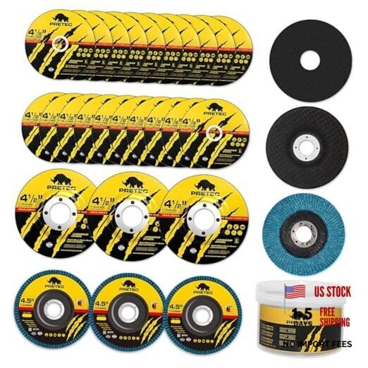 26 Packs Angle 26 packs angle grinder wheels 4-1/2 inch with 3 diffent type