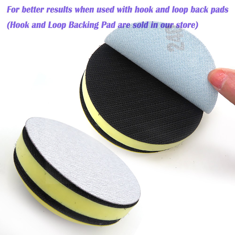 Dry Sanding Discs 1″ 2″ 3″ 4″ 5″ 6″ 7″ Inch 60-1200 Grit Flocked Disc Sandpaper