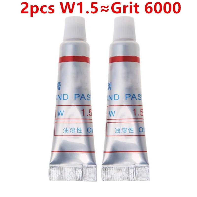 2Pcs Glass Metal Polishing Cream Diamond Abrasive Paste 320-10000 Grit Ceramics