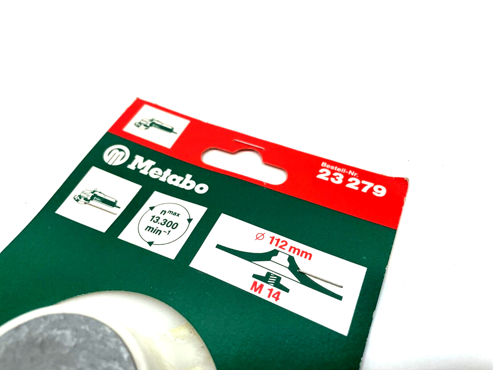 Metabo 23-279 Flexible Backing Pad, 4-1/2″, 112mm, M14 Nut, Angle Grinder