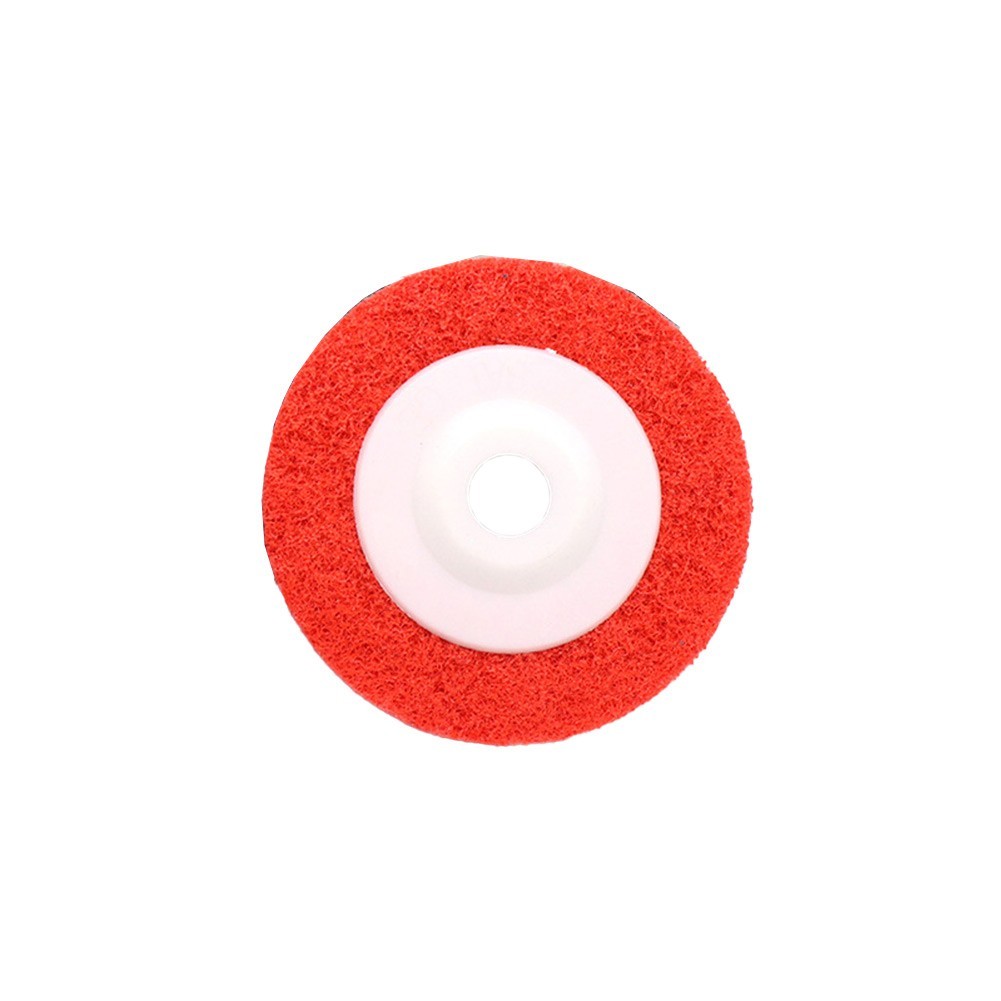 4Inch Red Nylon Fiber Polishing Wheel Flap Discs Abrasive/Disc Metal Polishing