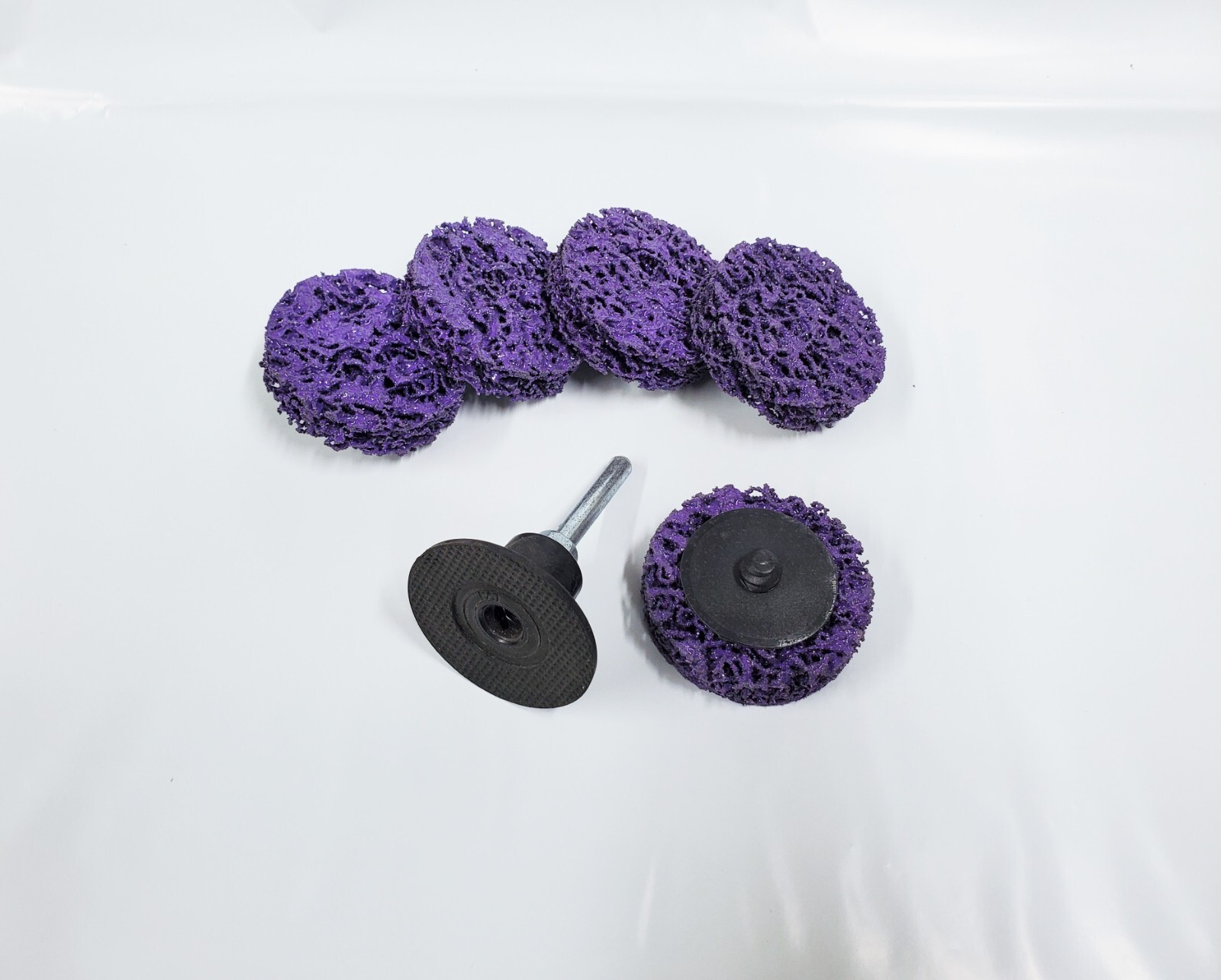 2″ Strip Away Disc, Type R Quick Change, Purple, With FREE Arbor, Lot of 100