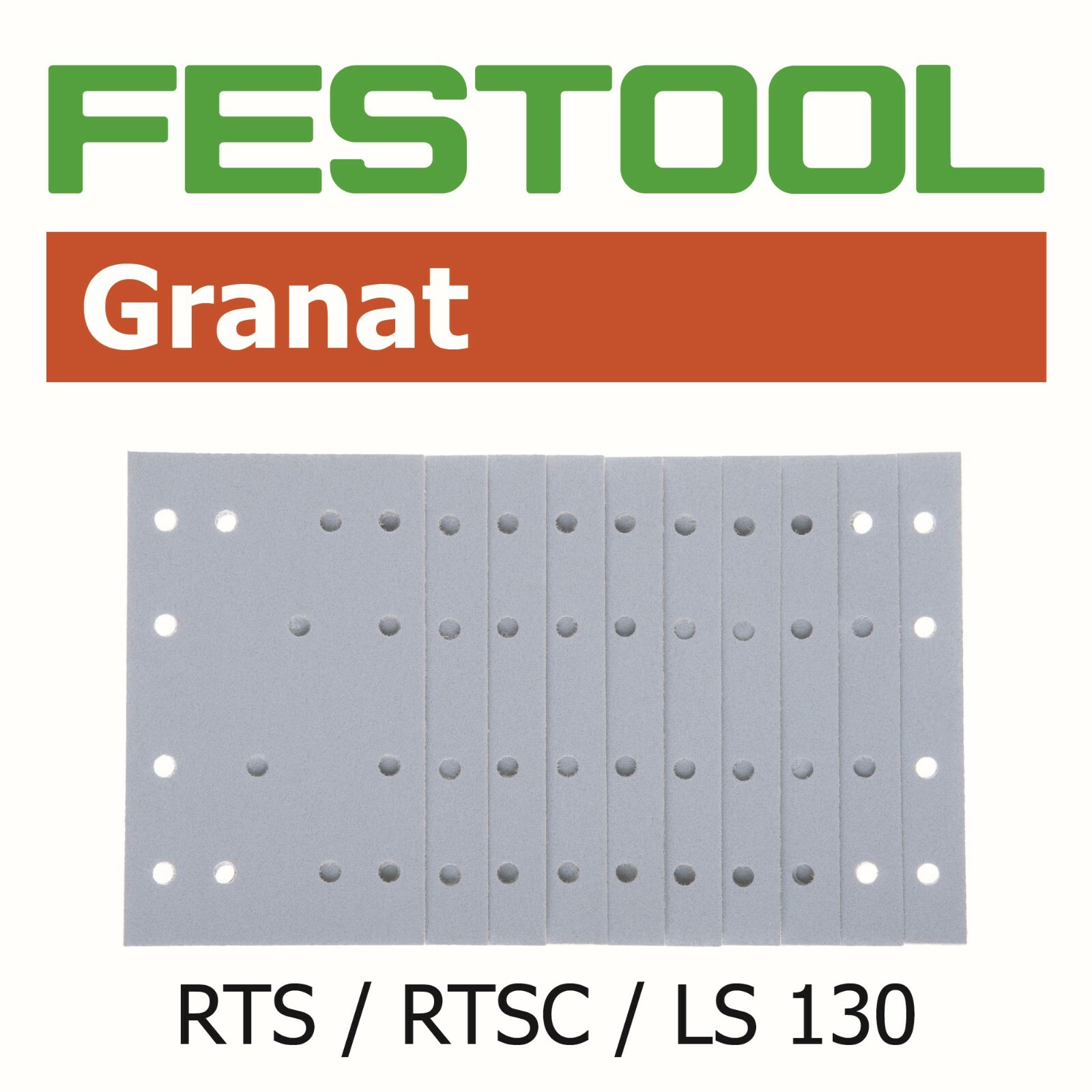 Festool Granat Abrasive RTS RTSC LS 130 P320 – Pack of 10 (Smaller Pack 497125)