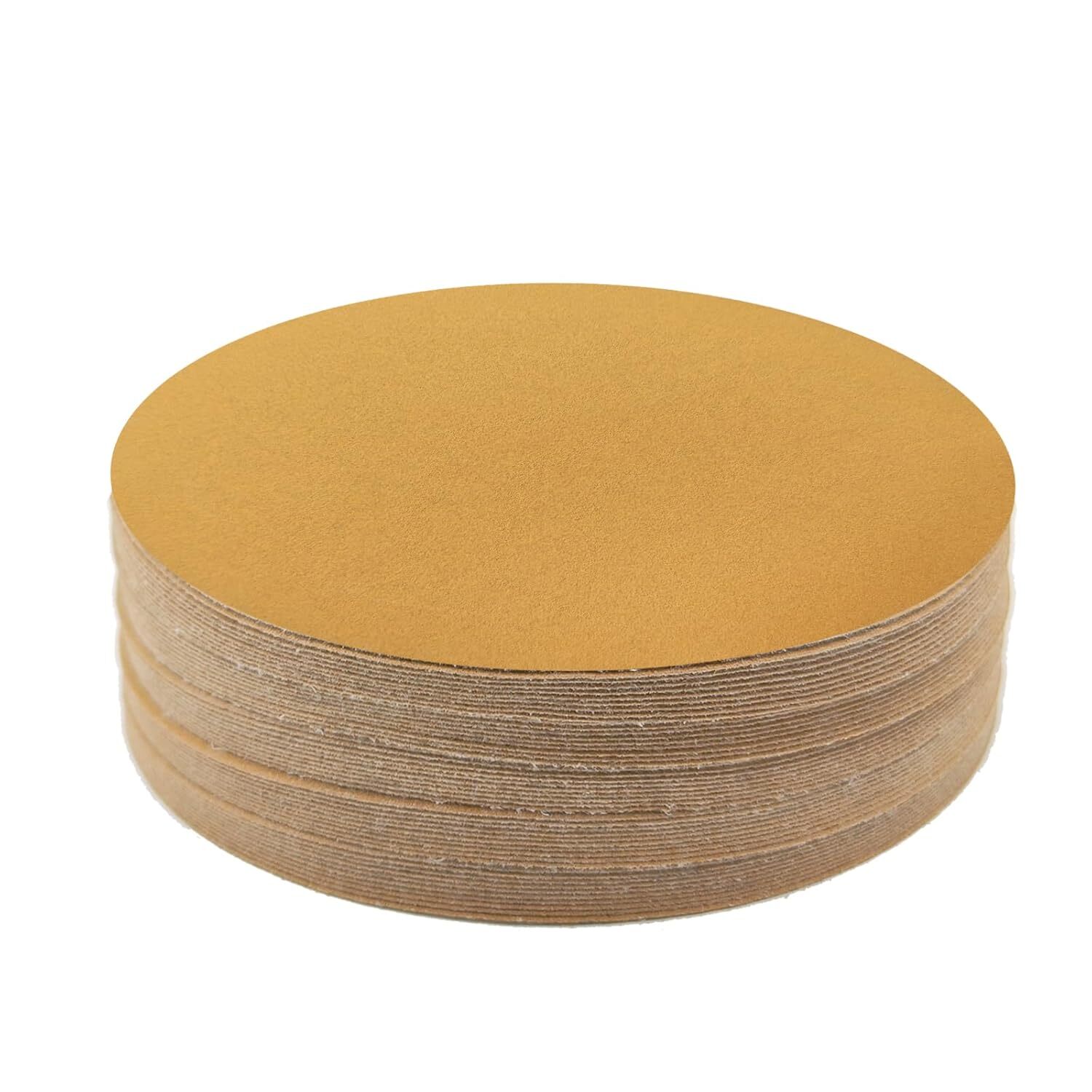 10PCS 9″ Premium AO Gold Hook & Loop Sanding Disc 40-800 Grit for DA Sander,Wood