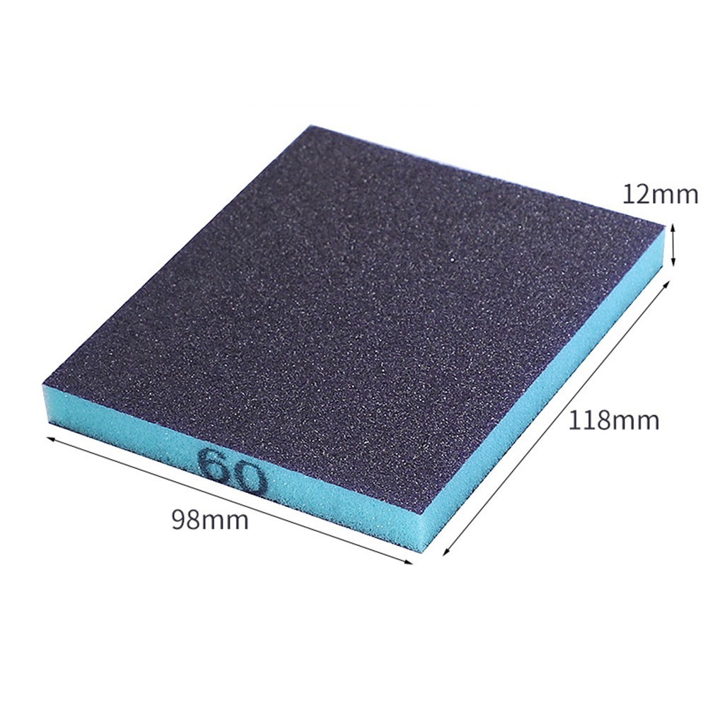 Premium Sanding Blocks Wet & Dry Foam Pads for Craft and Polishing 6 pack