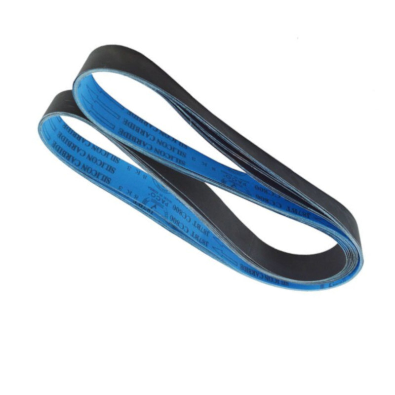 1Pcs Silicon Carbide Sanding Belt Flexible Sandpaper Polishing Band for Copper