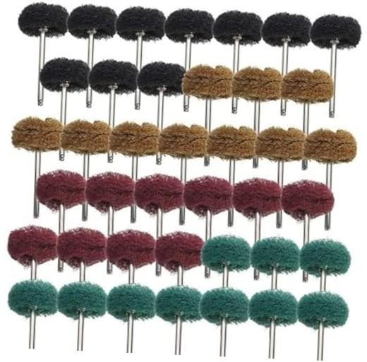 Set of 40 Rotary Tool Abrasive Wheel Buffing Polishing Wheels – 1 Inch