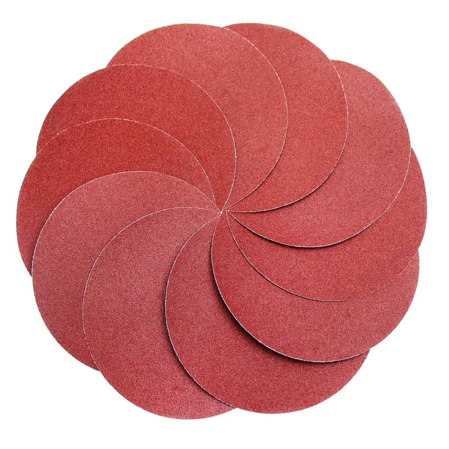 Sanding Discs 9 Inch 80 Grit Adhesive Disc Aluminum Oxide Heat Resistant 10 Pack