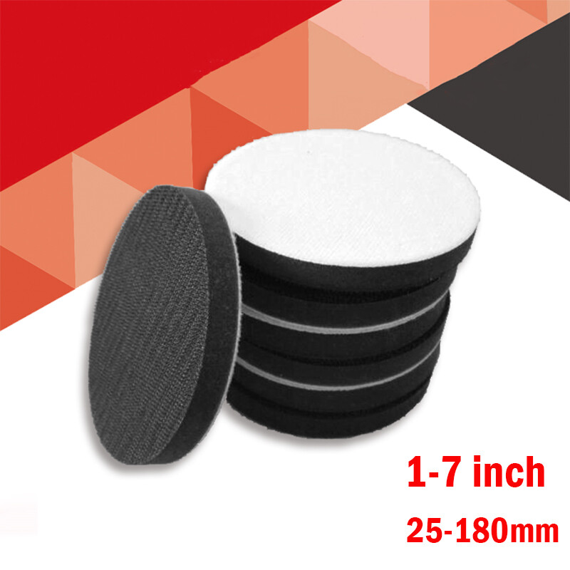 1″-7″ Hook ＆ Loop Sponge Cushion Interface Buffer Backing Pads 25-180mm Diameter