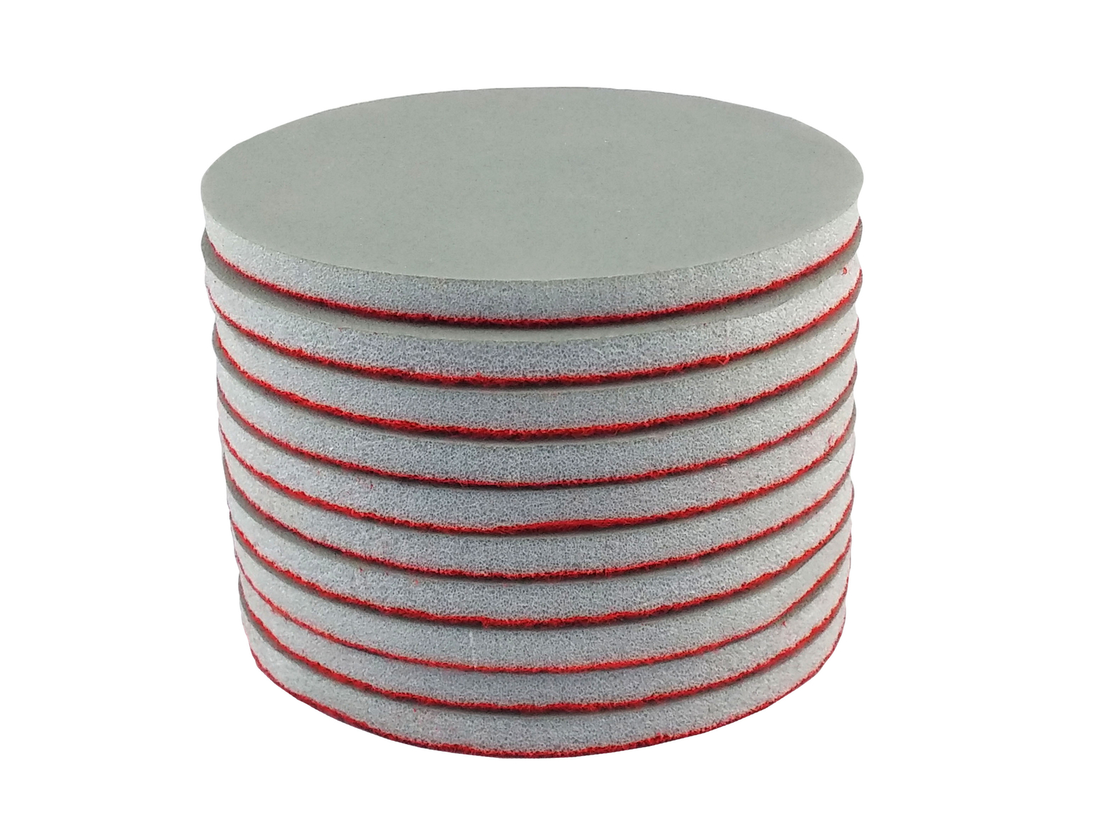 3 Inch Clearcoat Foam Hook & Loop Finishing Discs 3000 Grit, 10 Pack