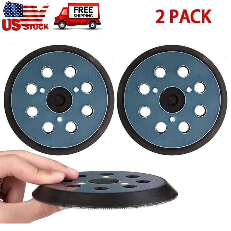 2X 5″ Orbital Sander Pads Hook& Loop for DeWalt DW420 DW421 DW422 DW423 DW426