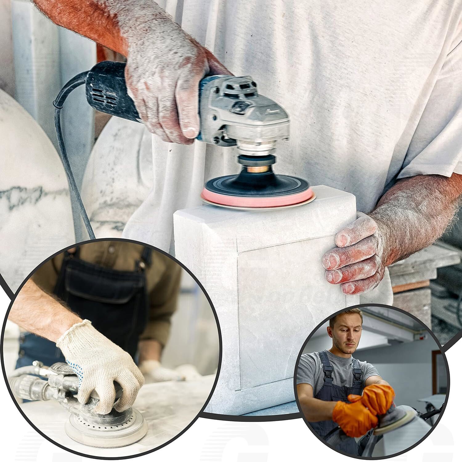5in Sanding Discs 400-2000 Grit Wet Dry Sandpaper Hook Loop Orbital Sander Paper