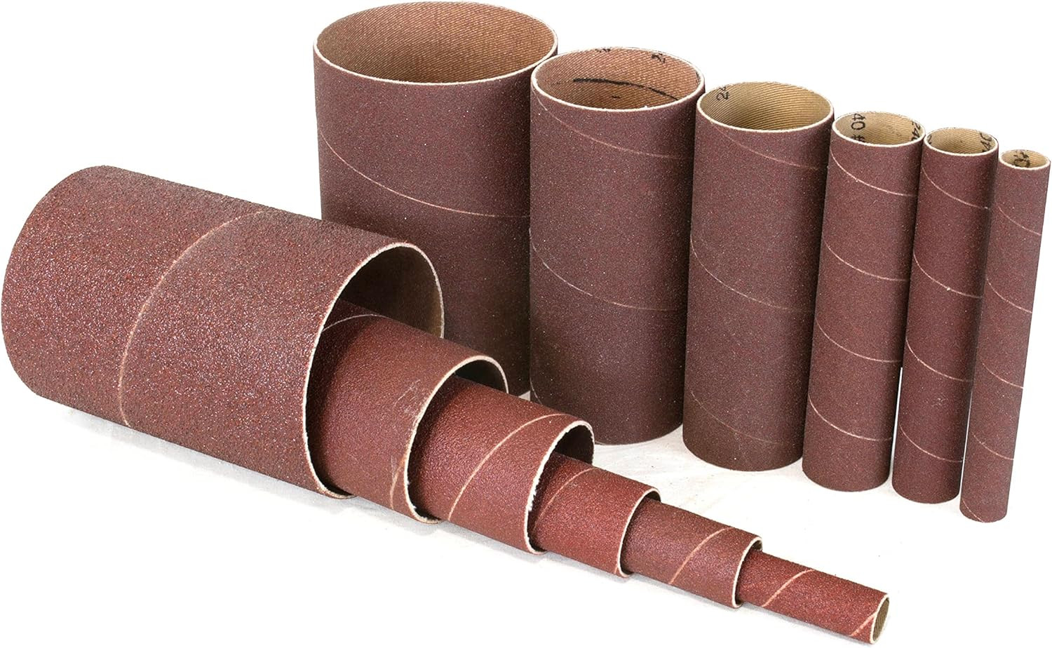 6510SP120 120-Grit Oscillating Spindle Sanding Sleeves Combo (12 Pack)