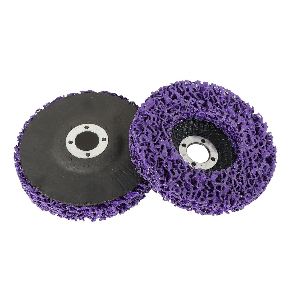 10 Pack 4 In x 5/8 In Purple Strip Discs Stripping Wheel Fits For Angle Grinders