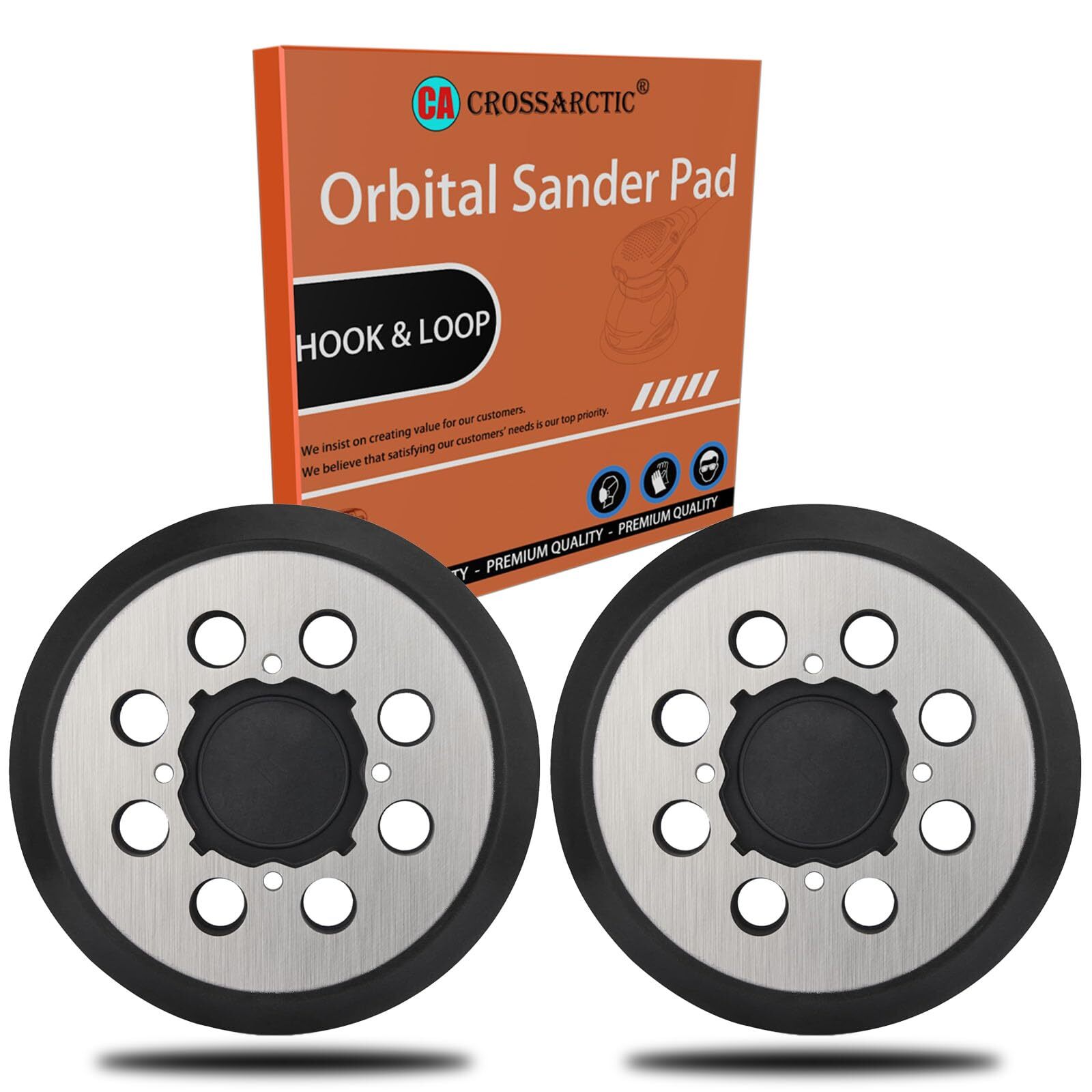 2 Pack Orbital Sander Replacement Pad for DeWalt DWE6421 6421K DWE6423 6423K