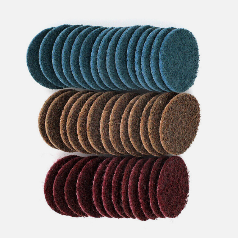 3″ 75mm Nylon Sanding Disc Roll Lock Pad Hook Loop Pads 150 / 320 / 400 Grit